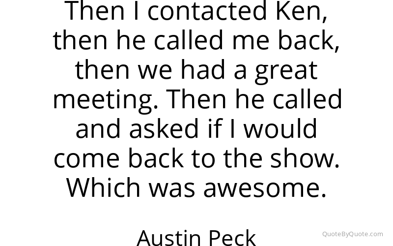 Preview image for this quote by Austin Peck