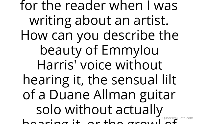Preview image for this quote by Robert Hilburn