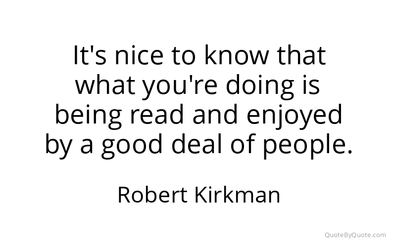 Preview image for this quote by Robert Kirkman