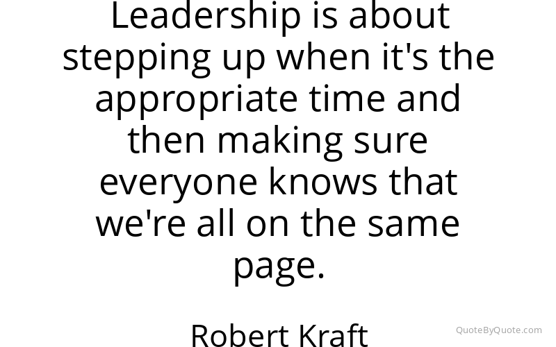 Preview image for this quote by Robert Kraft