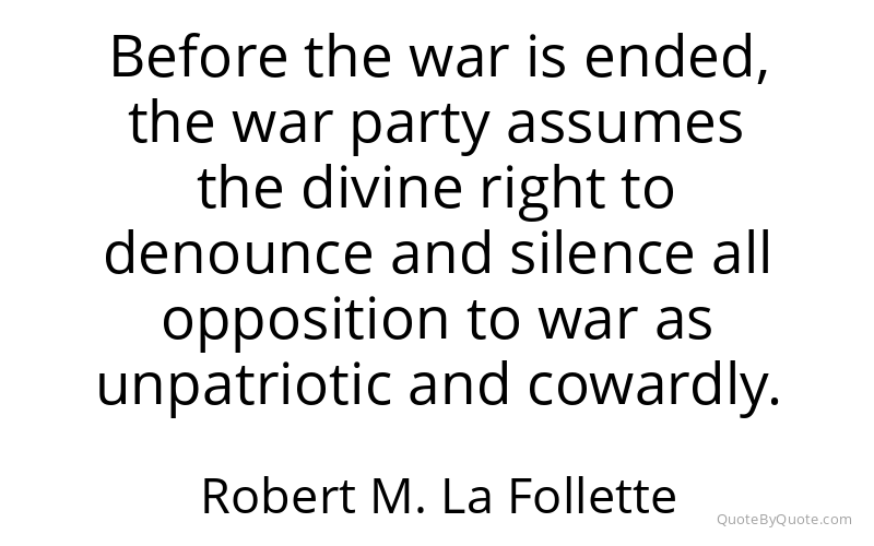 Preview image for this quote by Robert M. La Follette