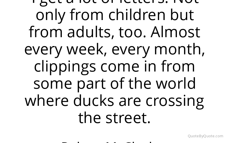 Preview image for this quote by Robert McCloskey