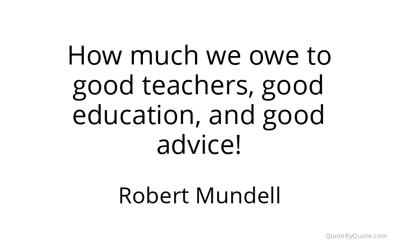 Preview image for this quote by Robert Mundell