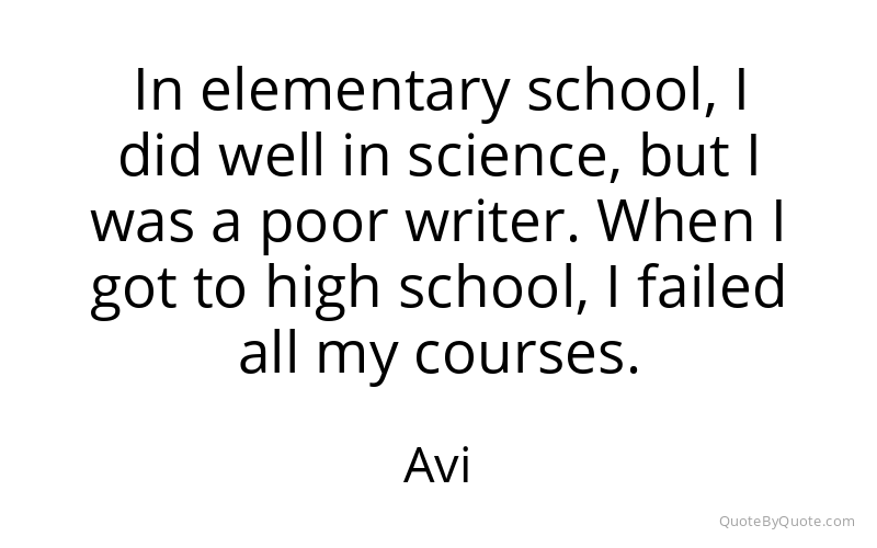 Preview image for this quote by Avi