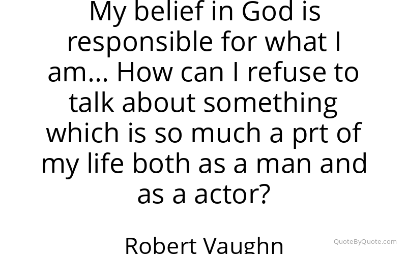 Preview image for this quote by Robert Vaughn