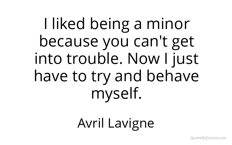 Preview image for this quote by Avril Lavigne