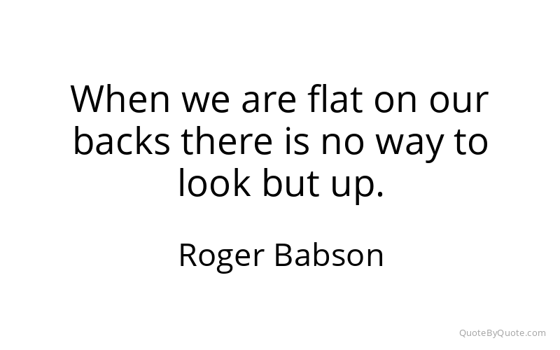 Preview image for this quote by Roger Babson