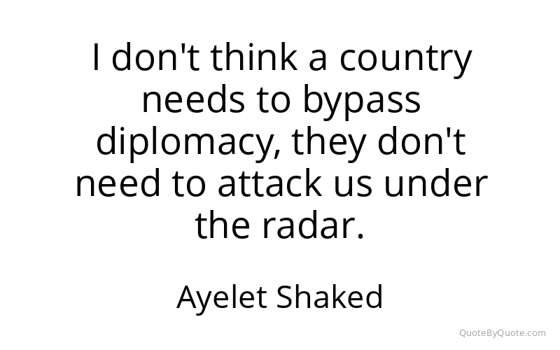 Preview image for this quote by Ayelet Shaked