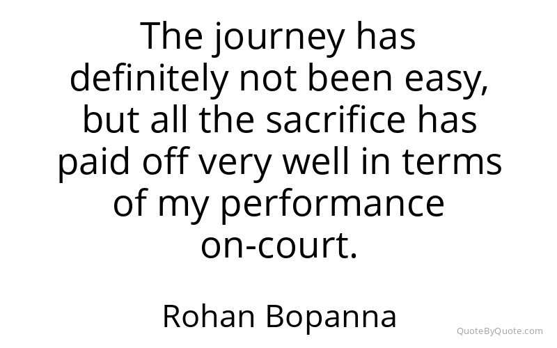 Preview image for this quote by Rohan Bopanna