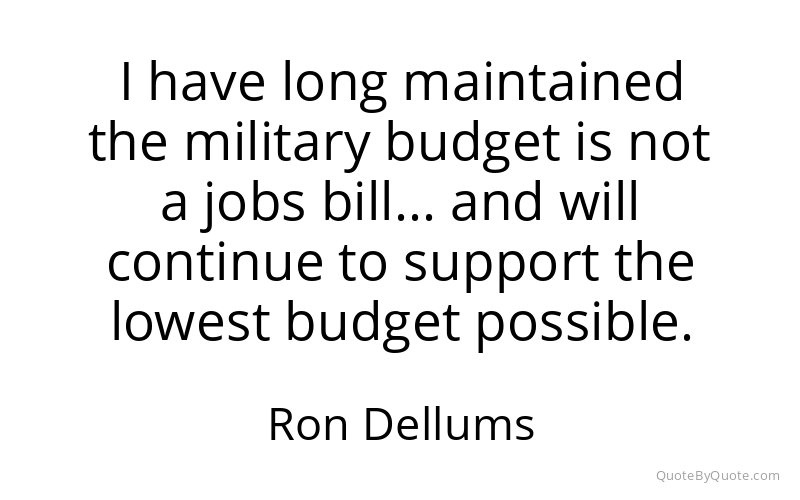 Preview image for this quote by Ron Dellums