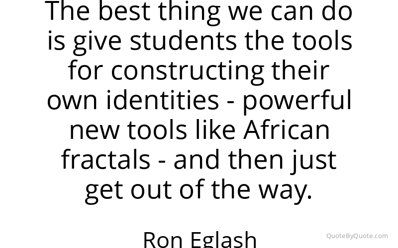 Preview image for this quote by Ron Eglash