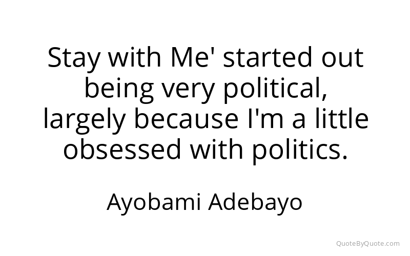 Preview image for this quote by Ayobami Adebayo