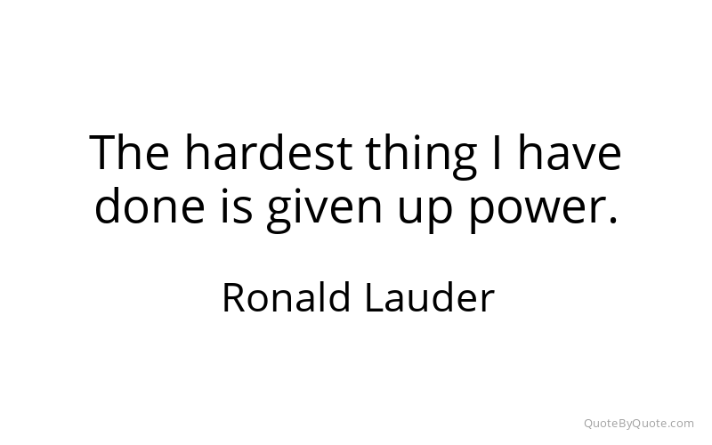 Preview image for this quote by Ronald Lauder