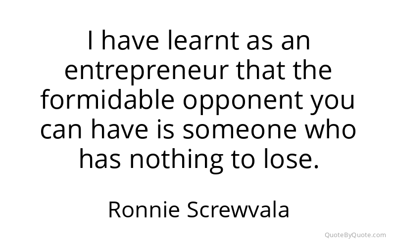 Preview image for this quote by Ronnie Screwvala