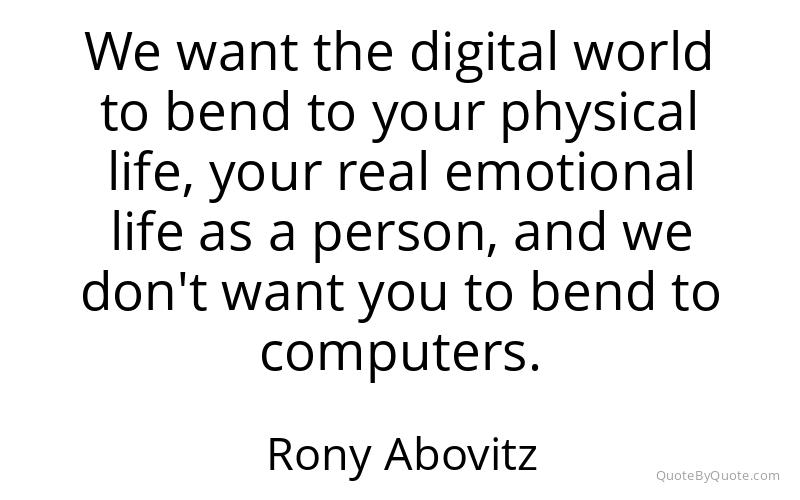 Preview image for this quote by Rony Abovitz