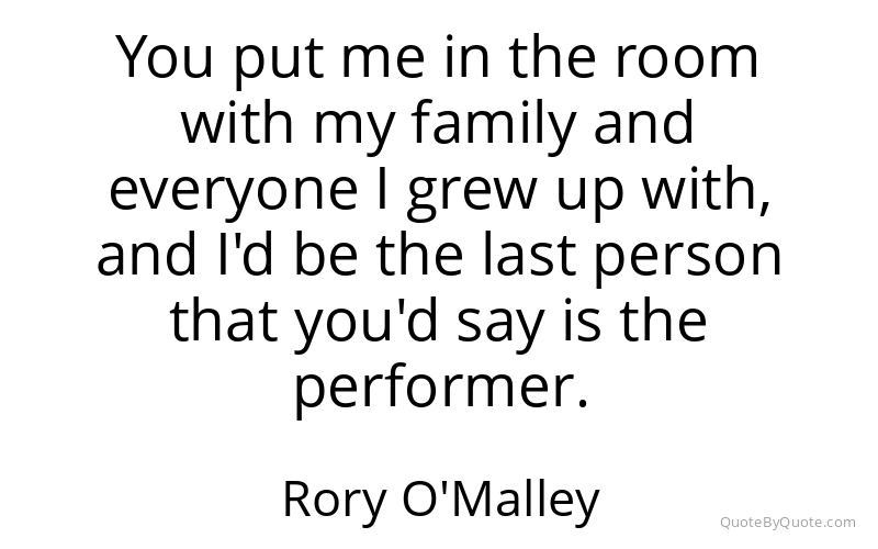 Preview image for this quote by Rory O'Malley