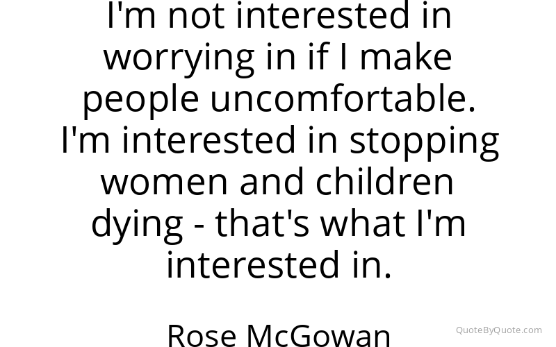 Preview image for this quote by Rose McGowan