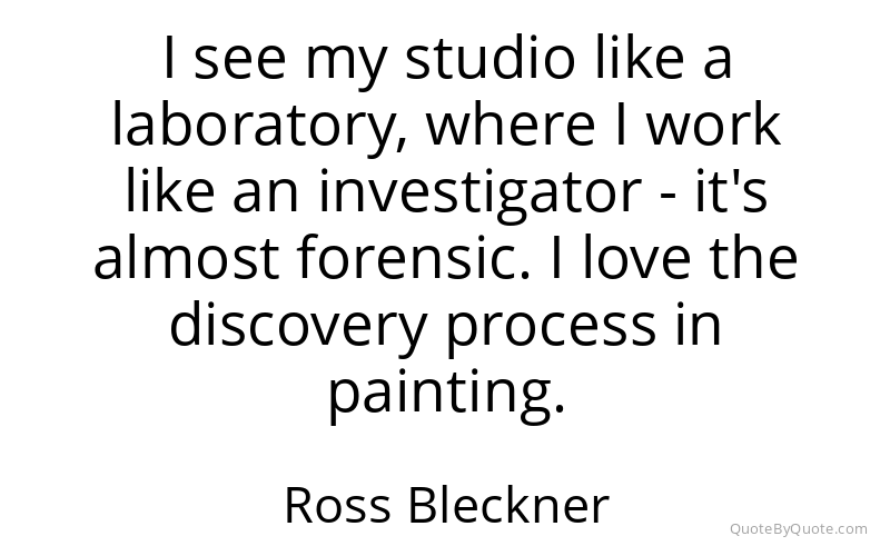 Preview image for this quote by Ross Bleckner