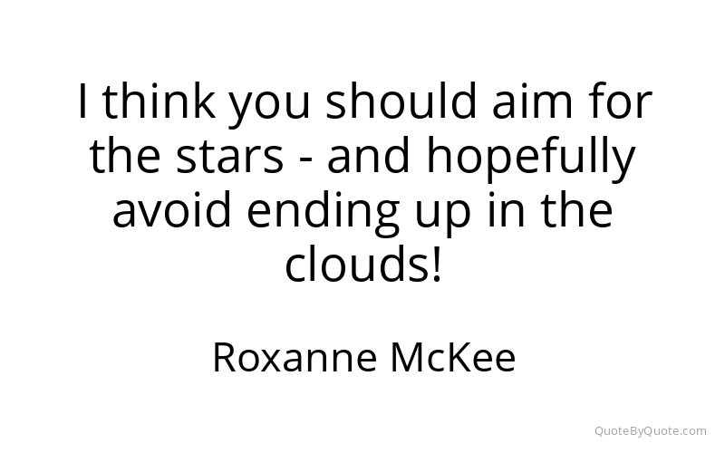 Preview image for this quote by Roxanne McKee