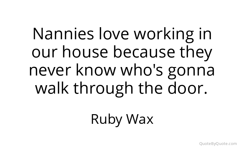 Preview image for this quote by Ruby Wax