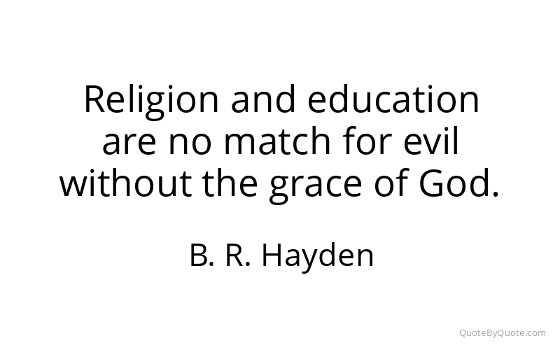 Preview image for this quote by B. R. Hayden