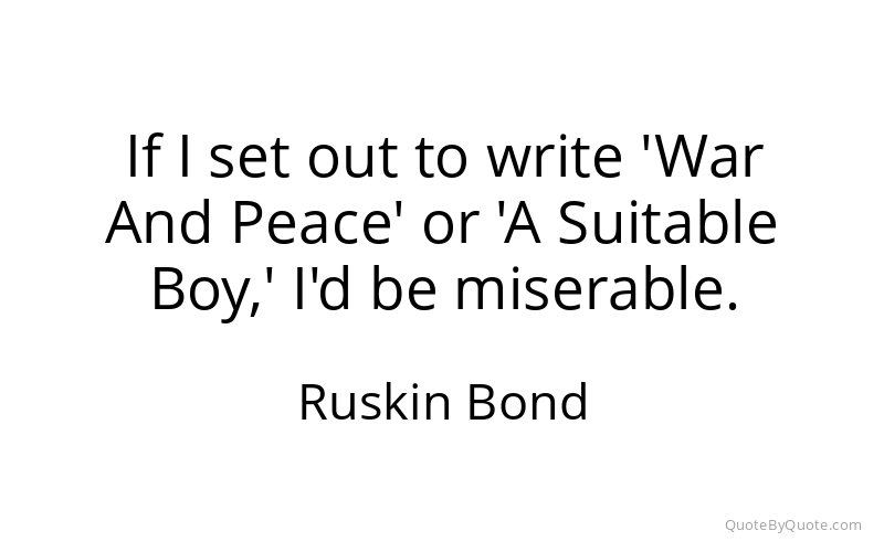 Preview image for this quote by Ruskin Bond
