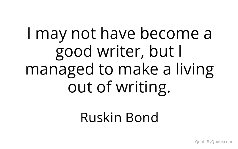 Preview image for this quote by Ruskin Bond