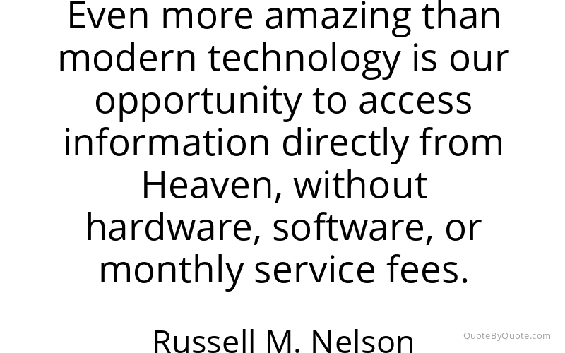 Preview image for this quote by Russell M. Nelson