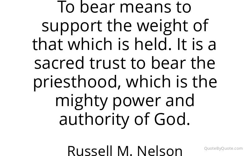 Preview image for this quote by Russell M. Nelson