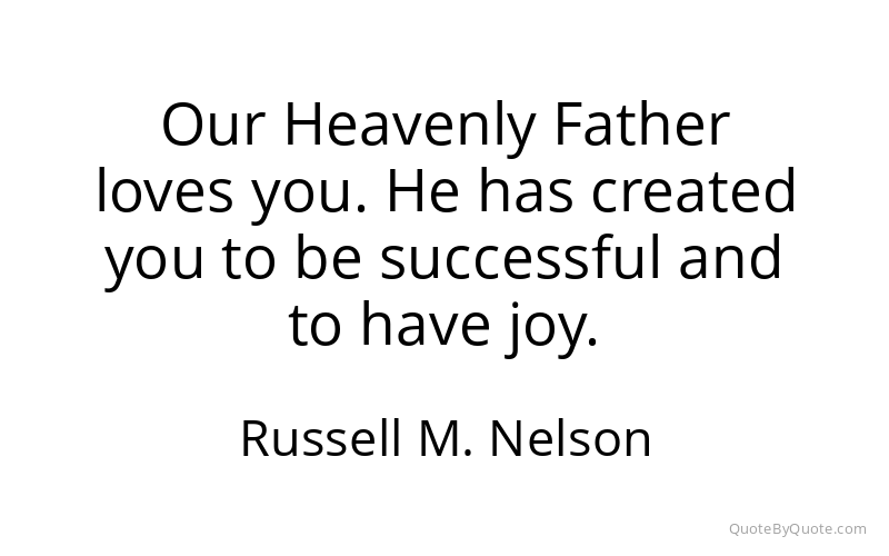 Preview image for this quote by Russell M. Nelson