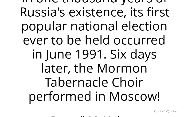 Preview image for this quote by Russell M. Nelson