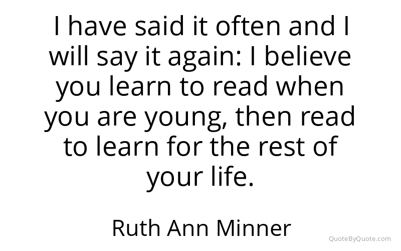 Preview image for this quote by Ruth Ann Minner