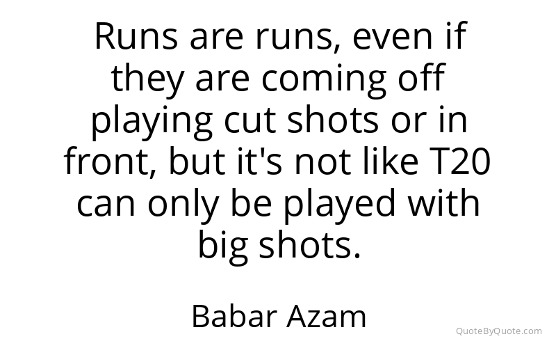Preview image for this quote by Babar Azam