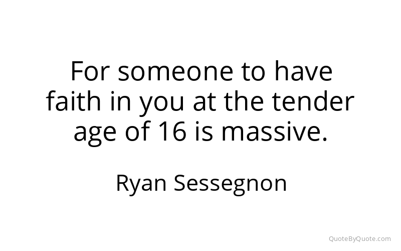 Preview image for this quote by Ryan Sessegnon