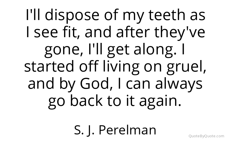 Preview image for this quote by S. J. Perelman