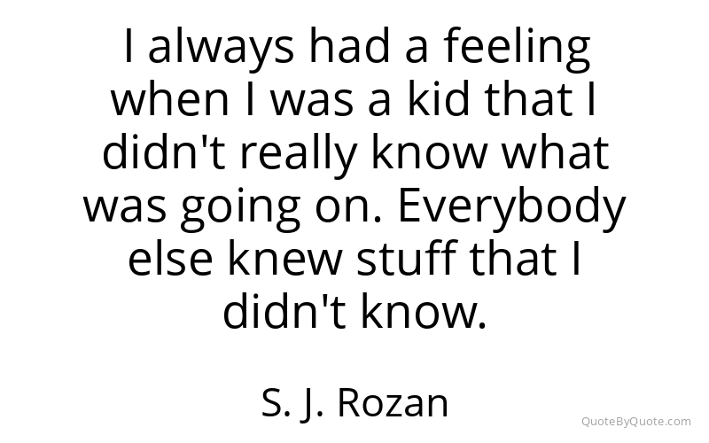 Preview image for this quote by S. J. Rozan
