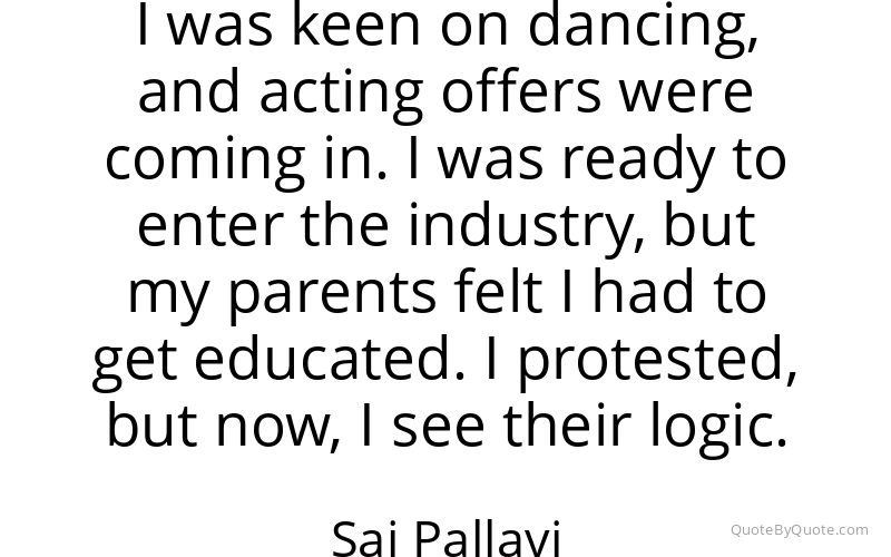 Preview image for this quote by Sai Pallavi