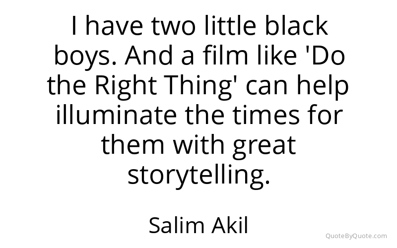 Preview image for this quote by Salim Akil