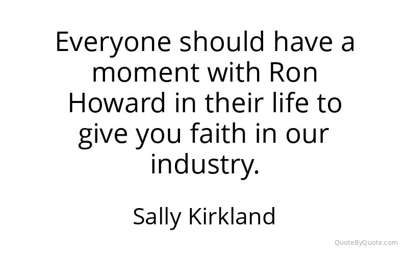 Preview image for this quote by Sally Kirkland