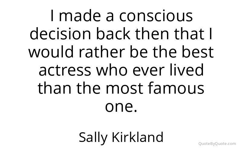 Preview image for this quote by Sally Kirkland