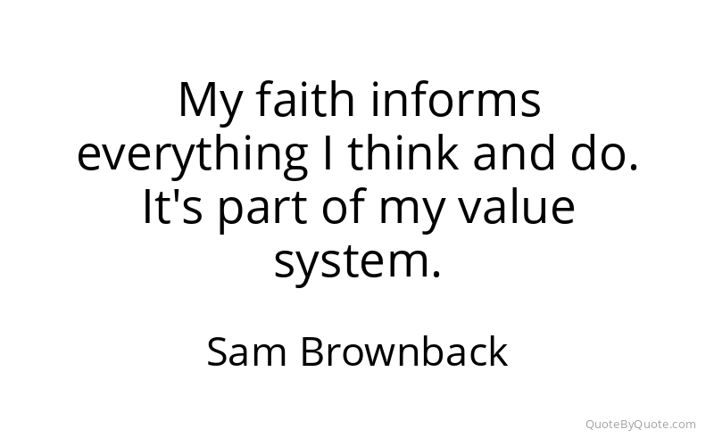 Preview image for this quote by Sam Brownback