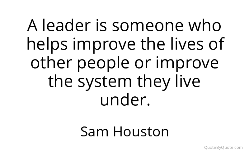Preview image for this quote by Sam Houston