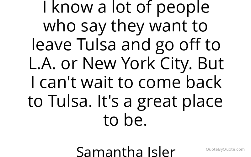 Preview image for this quote by Samantha Isler