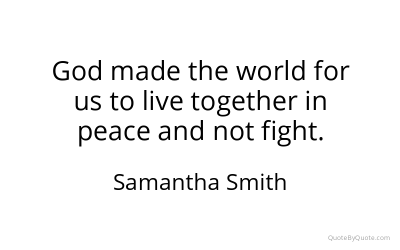 Preview image for this quote by Samantha Smith