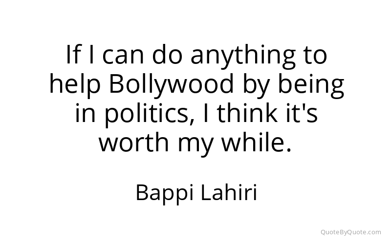Preview image for this quote by Bappi Lahiri