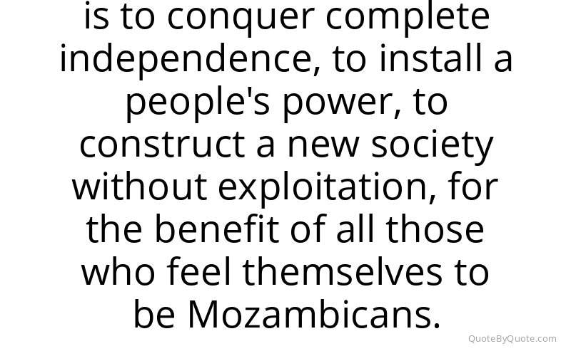 Preview image for this quote by Samora Machel