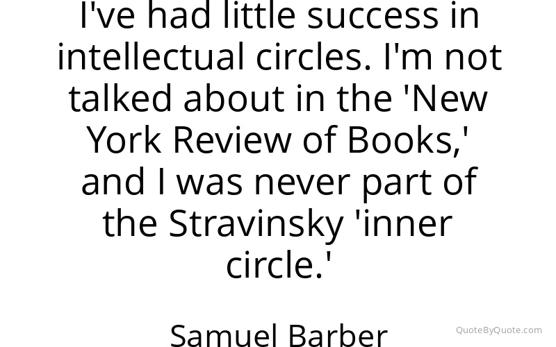 Preview image for this quote by Samuel Barber