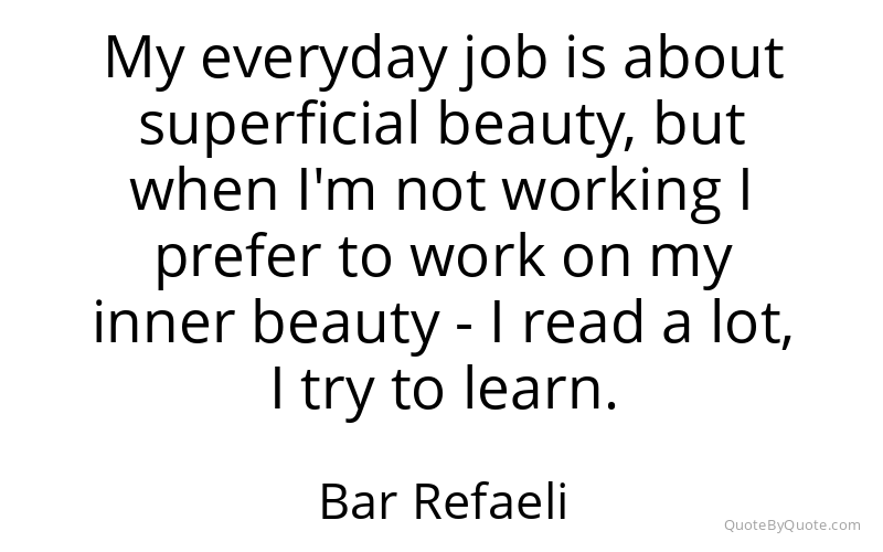Preview image for this quote by Bar Refaeli