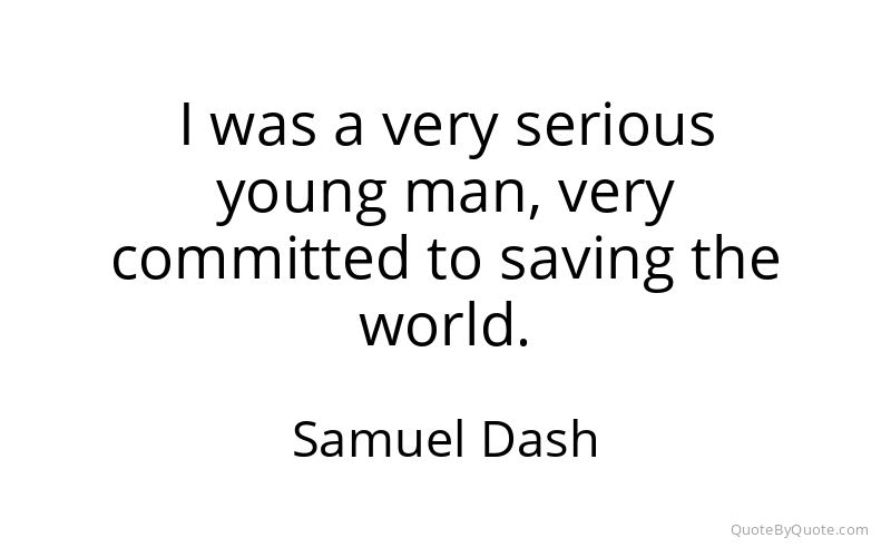 Preview image for this quote by Samuel Dash