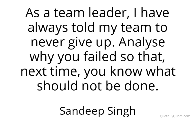 Preview image for this quote by Sandeep Singh